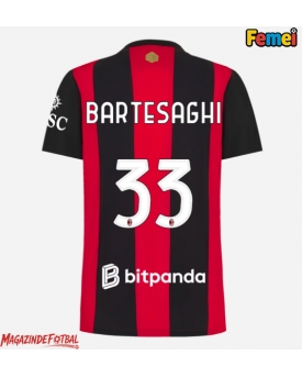 AC Milan Davide Bartesaghi #33 Tricou Fotbal Replică 2026-27 Femei Acasa